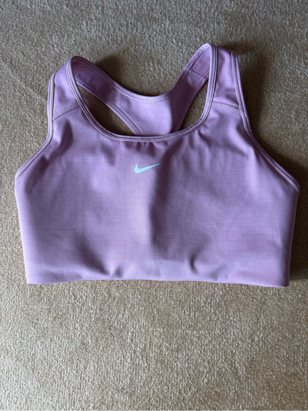 Nike Women’s Light Pink Racerback Crop Sports Bra